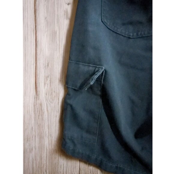 Red Kap Black Cargo Work Shorts 32" Waist Pockets Cotton/Polyester Blend Durable - Picture 9 of 13